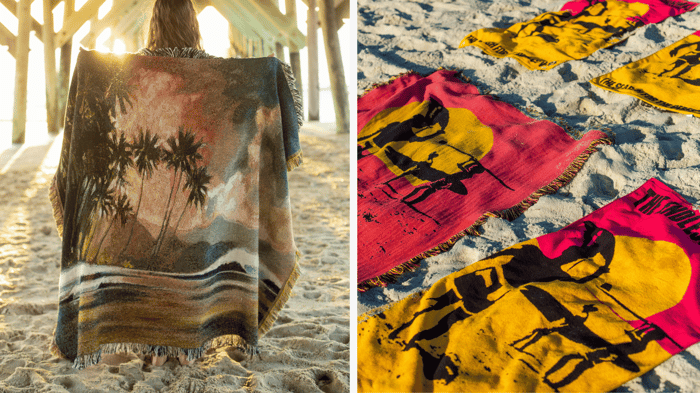BUNDLE: Red Sky Blanket & Endless Summer Towel image